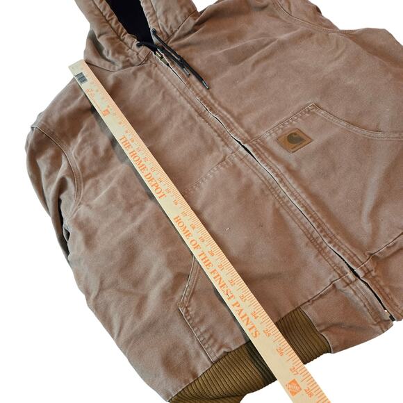 Carhartt Brown made in Mexico duck jacket 376-51 men's size xl - Picture 2 of 8